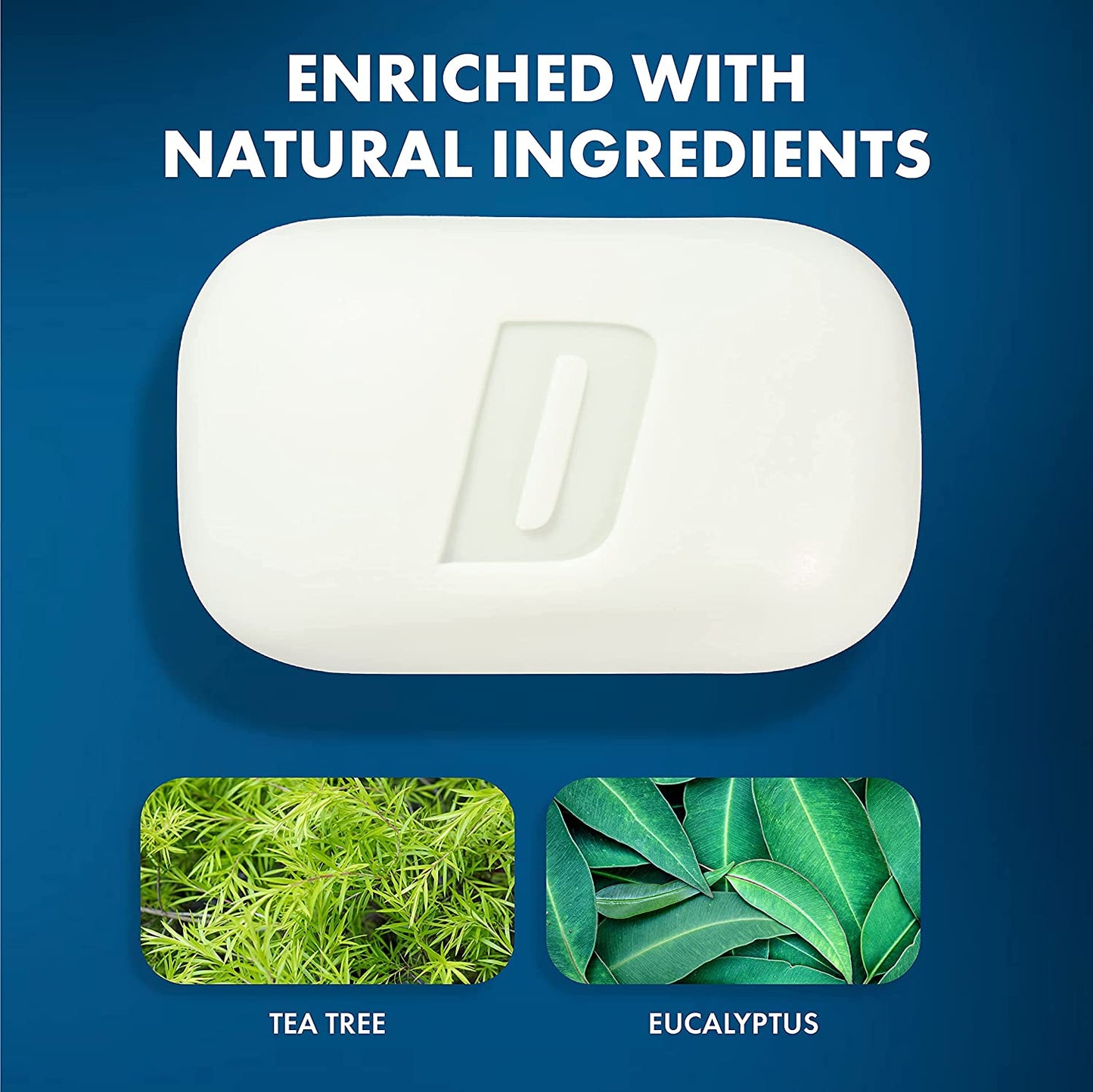 Defense Original Daily Clean Bar Soap with Tea Tree and Eucalyptus Essential Oils, 4.2 oz.