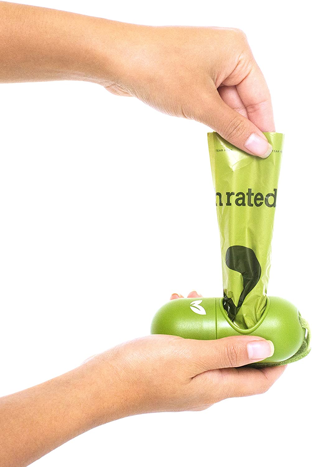 Earth Rated Poop Bags Leash Dispenser for Dog, Lavender Scented 15 Bags (9" x 13") (Green)