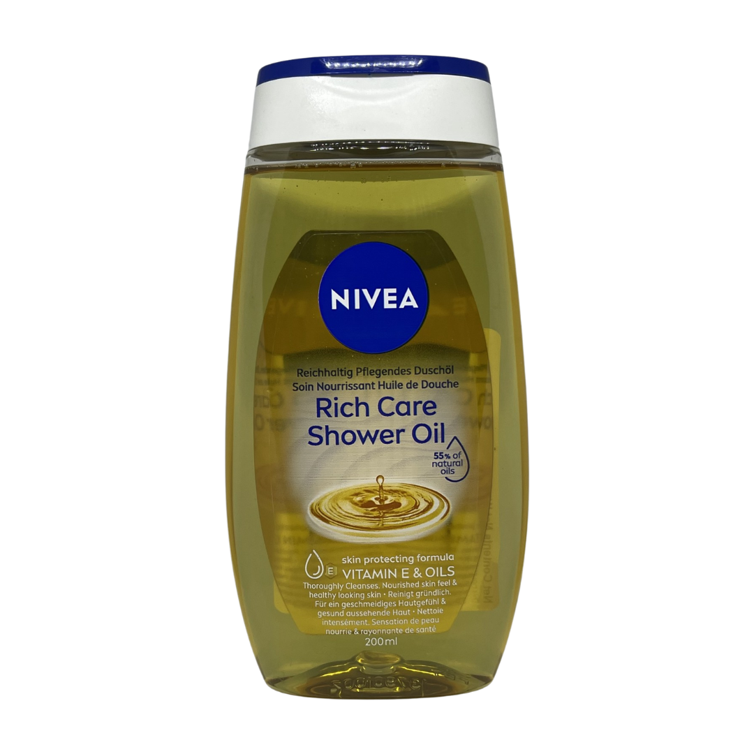 Nivea Rich Care Shower Oil, 200 ml