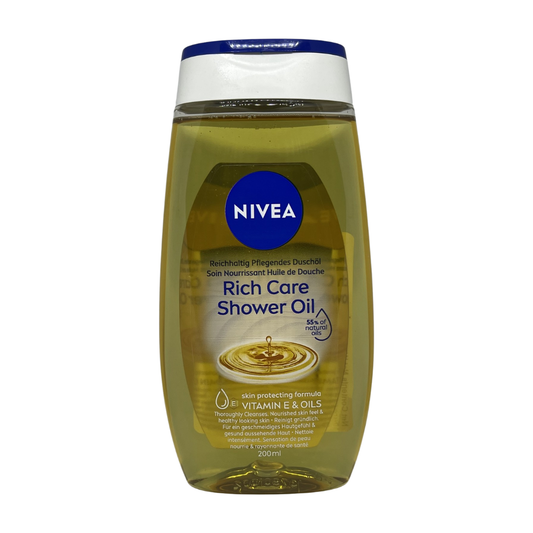 Nivea Rich Care Shower Oil, 200 ml