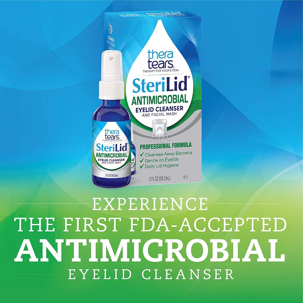 TheraTears Sterilid Eyelid Cleanser and Facial Wash, 2 fl.oz / 59.2ml