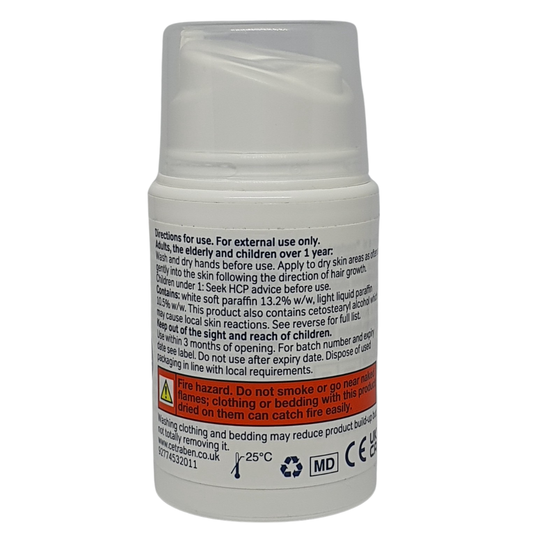 Cetraben Cream, SLS and Paraben Free, 50 g