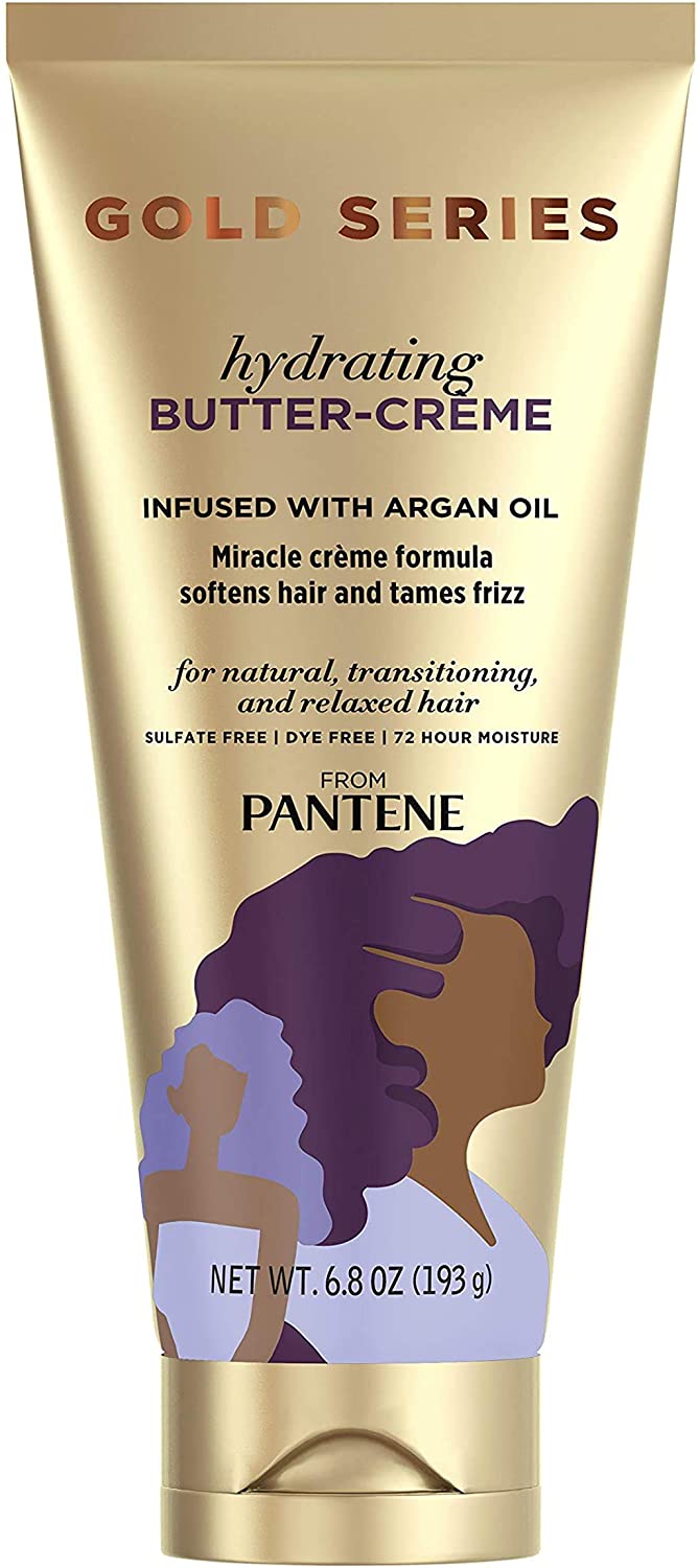 Pantene Gold Series Hydrating Butter-Creme Infused with Argan Oil Hair Treatment, 6.8 oz. / 193 g