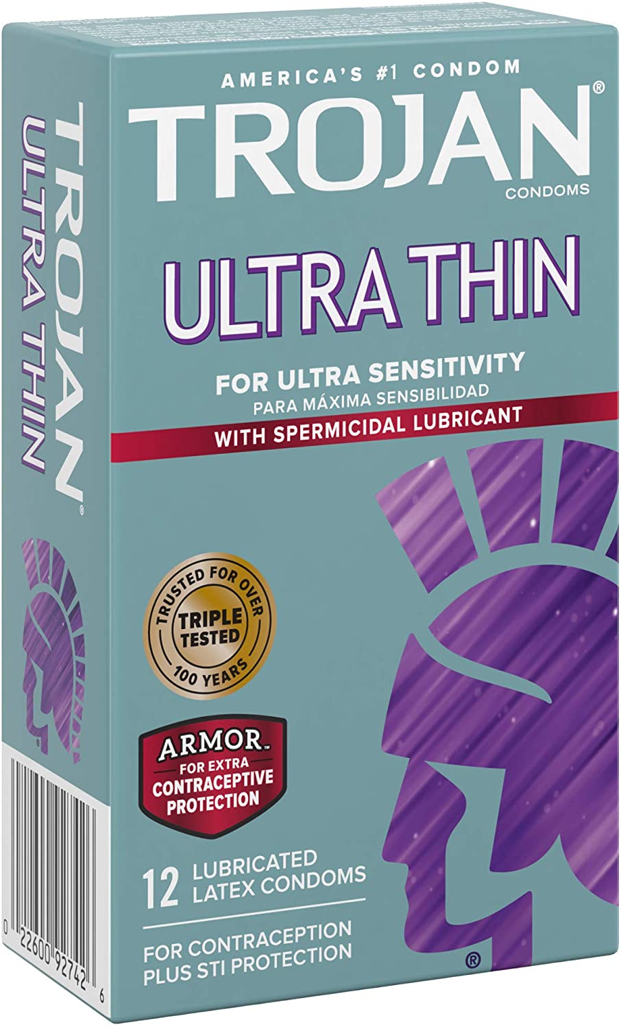 Trojan Condom Sensitivity Ultra Thin with Spermicidal Lubricant (12 Co arenade.ph Trojan Condom Sensitivity Ultra Thin with Spermicidal Lubricant (12 Co arenade.ph