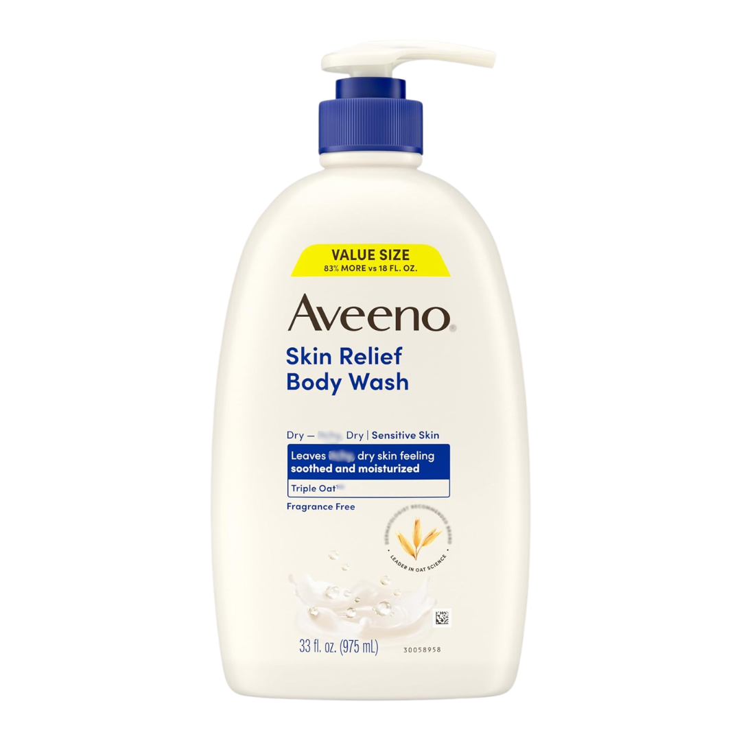 Aveeno Skin Relief Body Wash, 33 oz / 975 ml