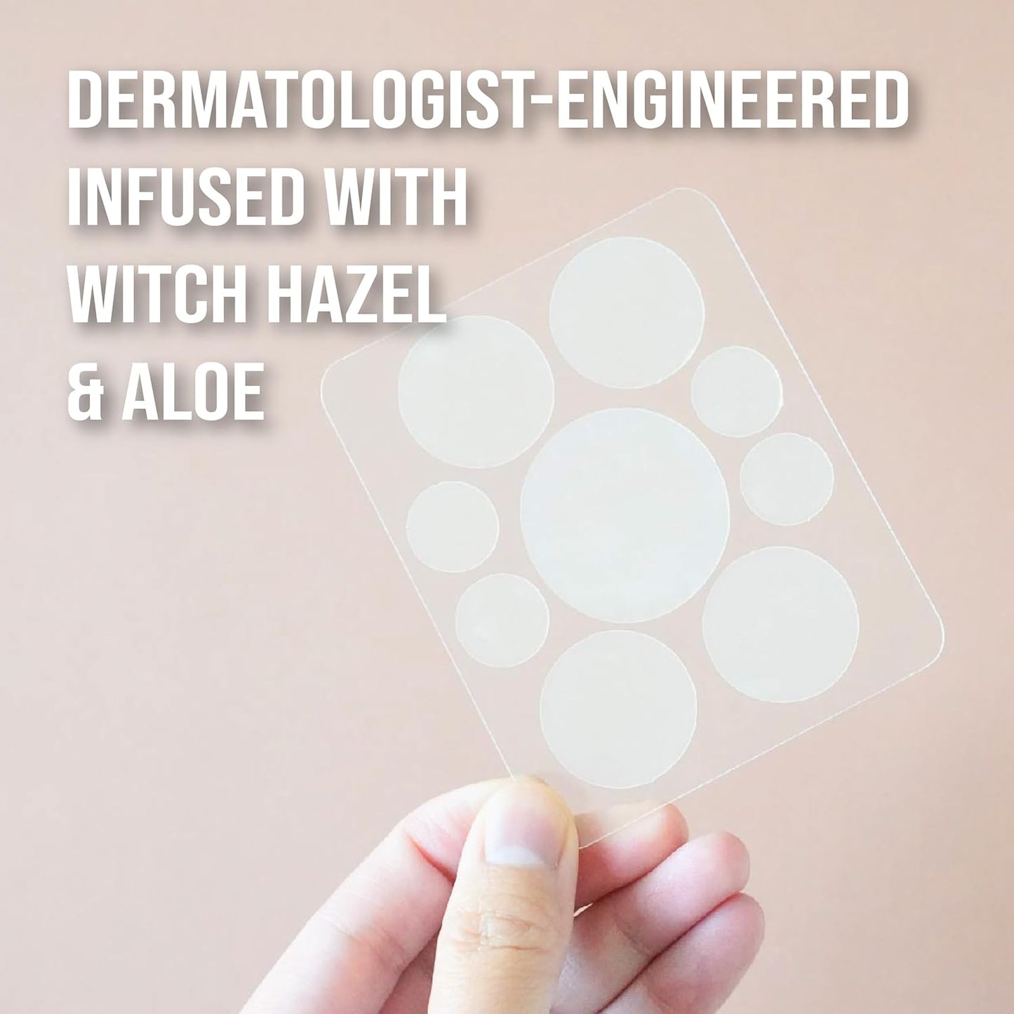 Quitch Bug Bite Relief with Aloe & Witch Hazel, 27 Transparent Stickers