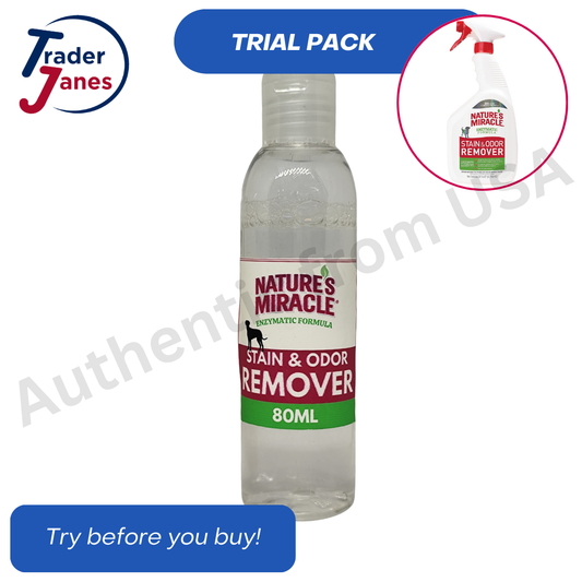 Trial Size Nature's Miracle Pet Stain & Odor Remover, 80 ml