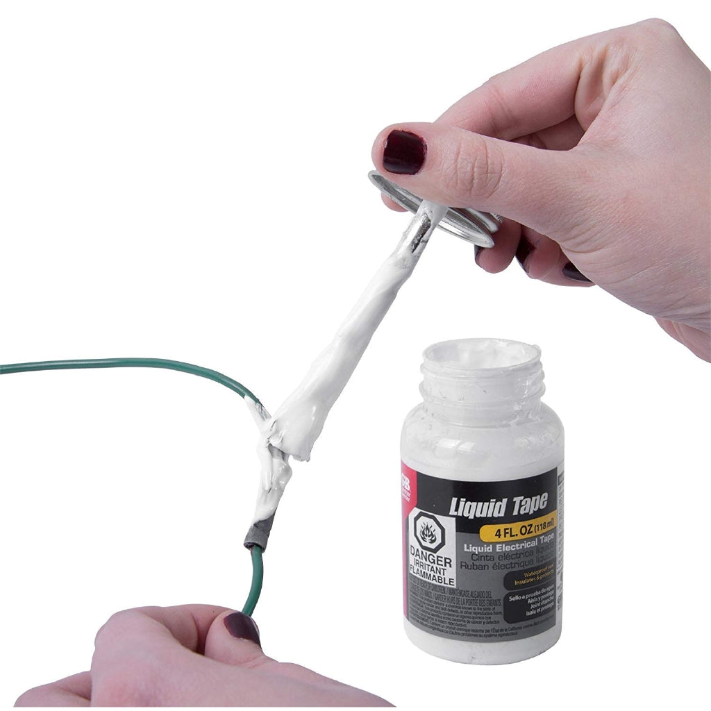 Gardner Bender LTW-400 Liquid Electrical Tape, 4 fl oz (118 mL) White