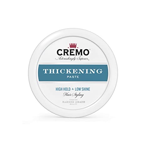 Cremo Thickening Paste High Hold & Low Shine Hair Styling 4 Oz