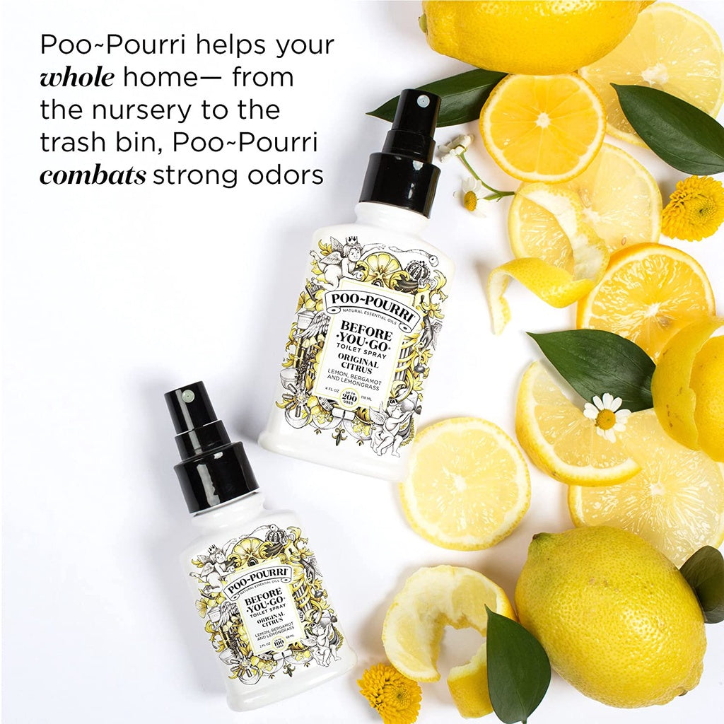 Poo-Pourri Before-You-go Toilet Spray, Original Citrus Scent, 4 fl.oz / 118ml