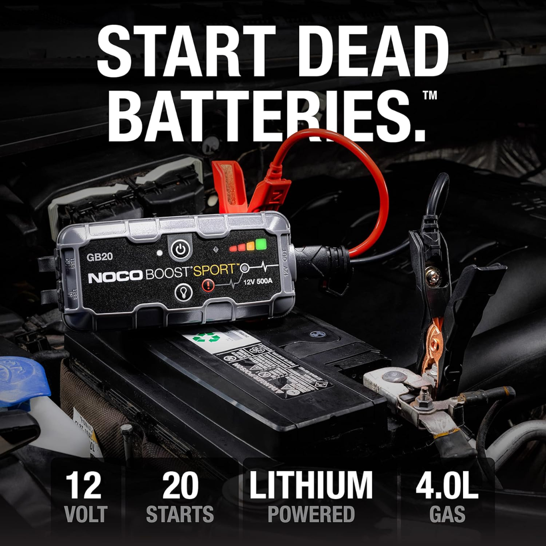 Noco Boost Sport GB20 12V 500A Ultrasafe Jump Starter