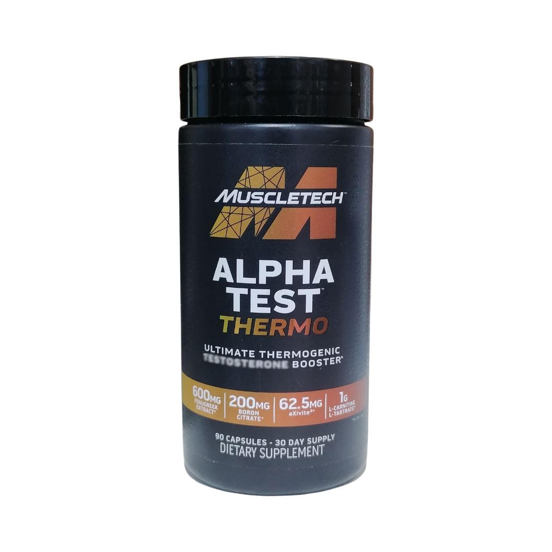 MuscleTech Alpha Test Thermo Booster, 90 Capsules