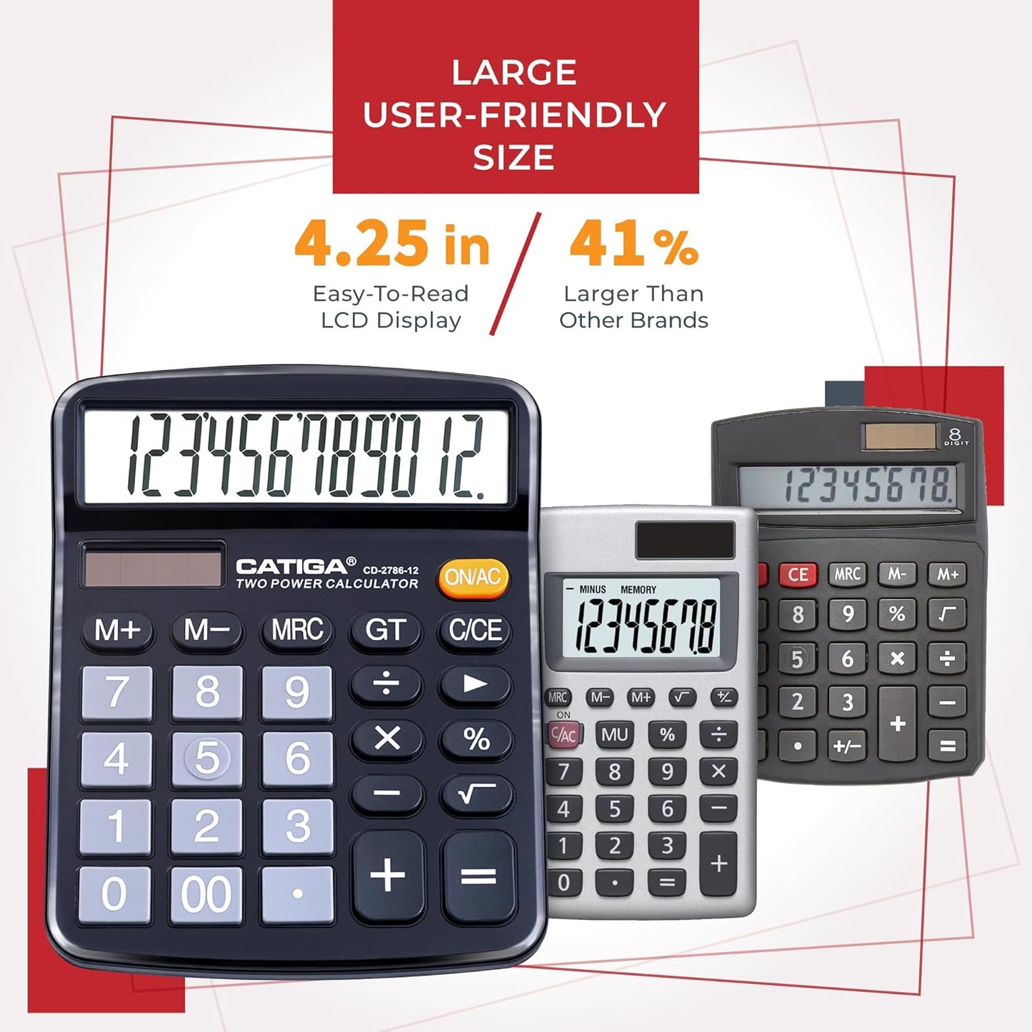CATIGA 12-Digit Desktop Calculator CD-2786