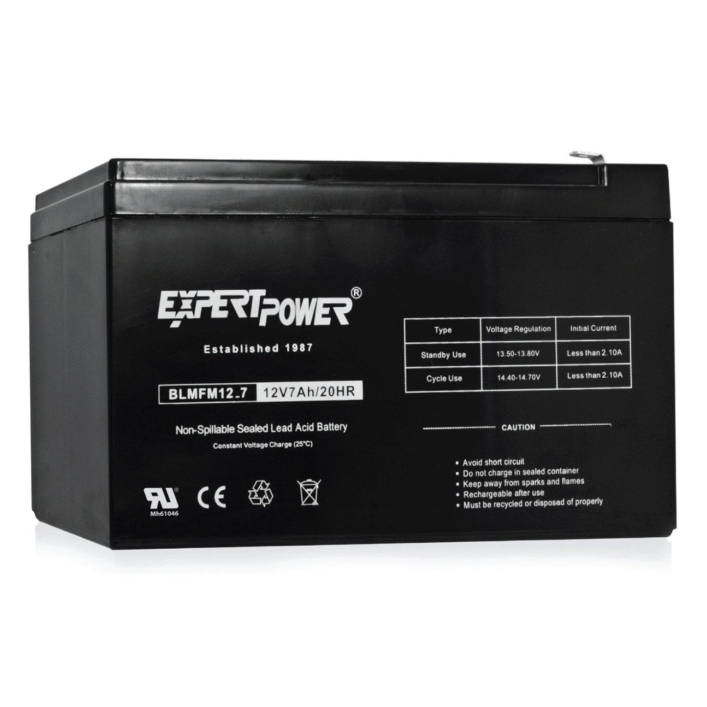 ExpertPower 12V 7 Amp EXP1270 Rechargeable Lead Acid Battery