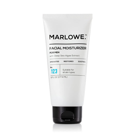 MARLOWE. No. 123 Facial Moisturizer For Men. 6 fl.oz / 177.4ml