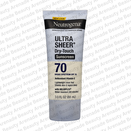 Neutrogena Ultra Sheer Dry-Touch Sunscreen SPF 70, 3. fl. oz. / 8 ml