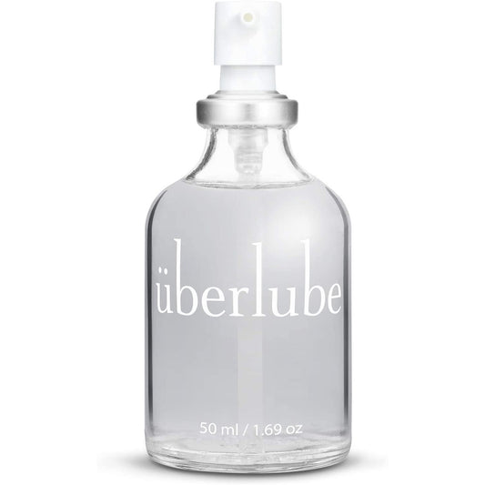 Überlube Luxury Lubricant Natural Silicone Lube With Vitamin E Unscented 1.86 Oz (55ml)