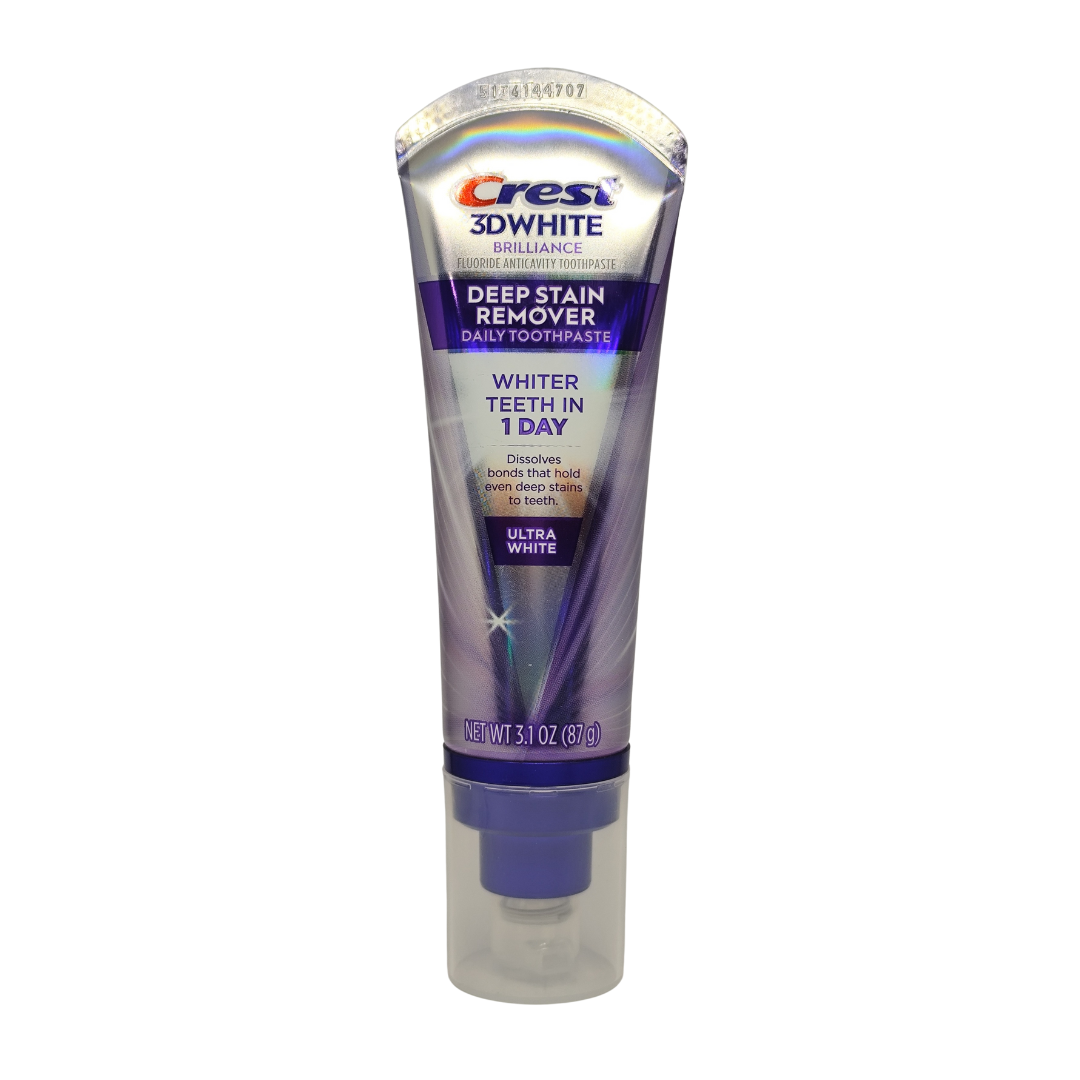 Crest 3D White Deep Stain Remover Daily Toothpaste, 3.1 oz. / 87 g