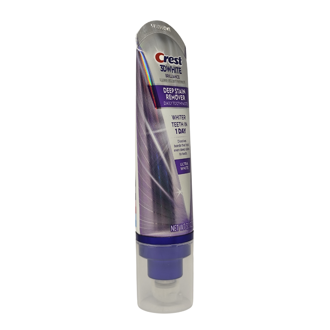 Crest 3D White Deep Stain Remover Daily Toothpaste, 3.1 oz. / 87 g