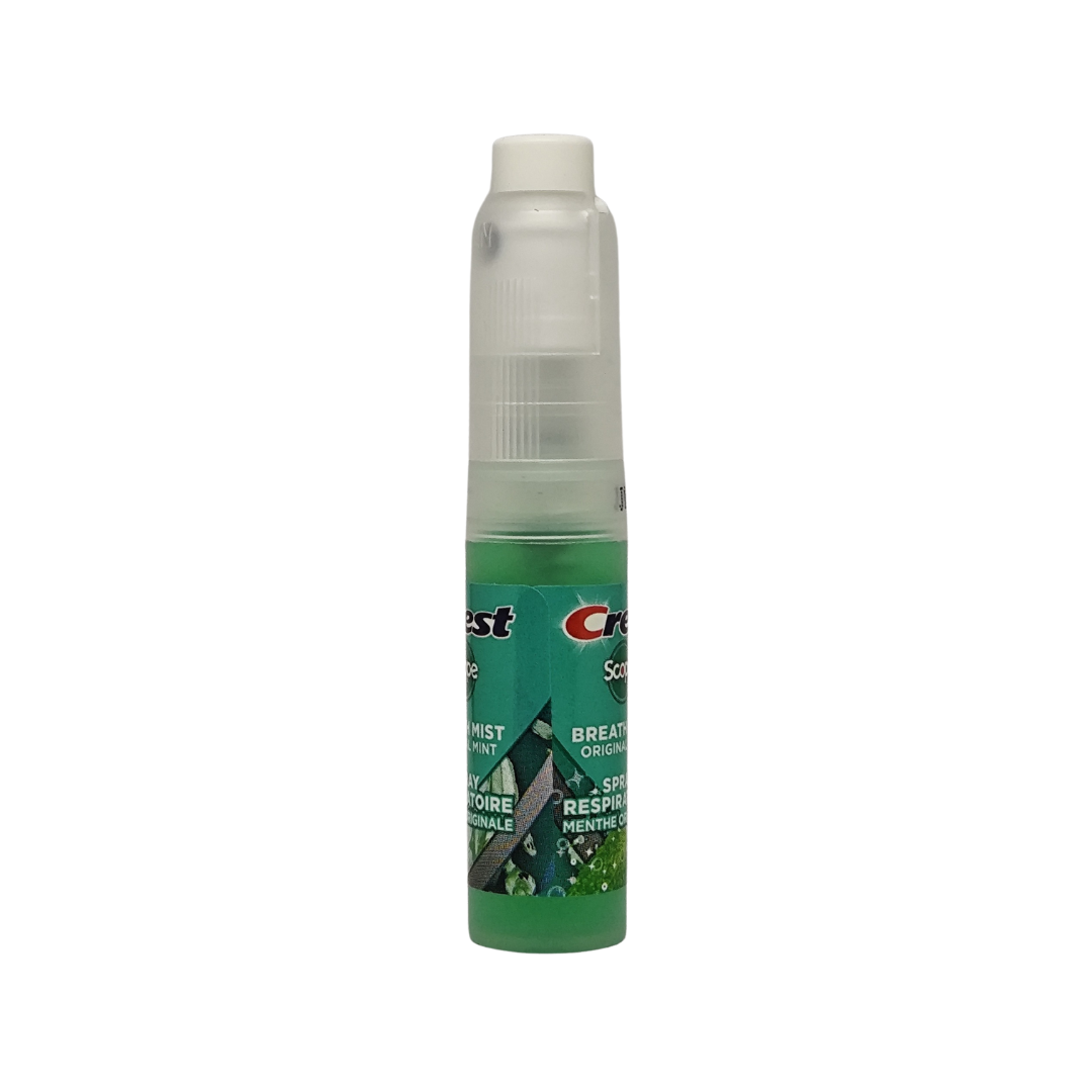 Crest Scope Breath Mist Spray, Original Mint, 0.24 fl. oz. / 7 ml