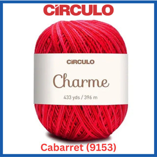 Circulo Yarns CHARME 100% Brazilian Virgin Cotton Yarn 433 yds / 396 m