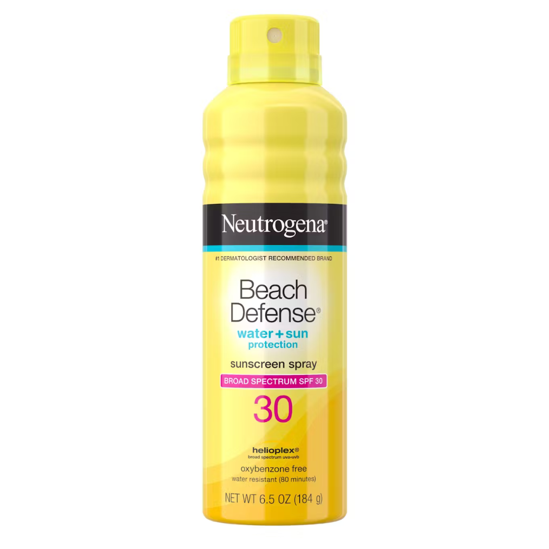 Neutrogena Beach Defense Water + Sun Protection Sunscreen Spray with Broad Spectrum SPF 30 - 184g / 6.5 oz