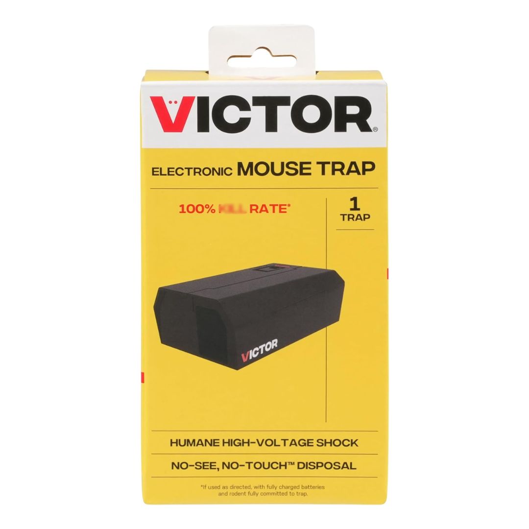 Victor M250B Indoor Electronic Mouse Trap - 1 Trap, Black