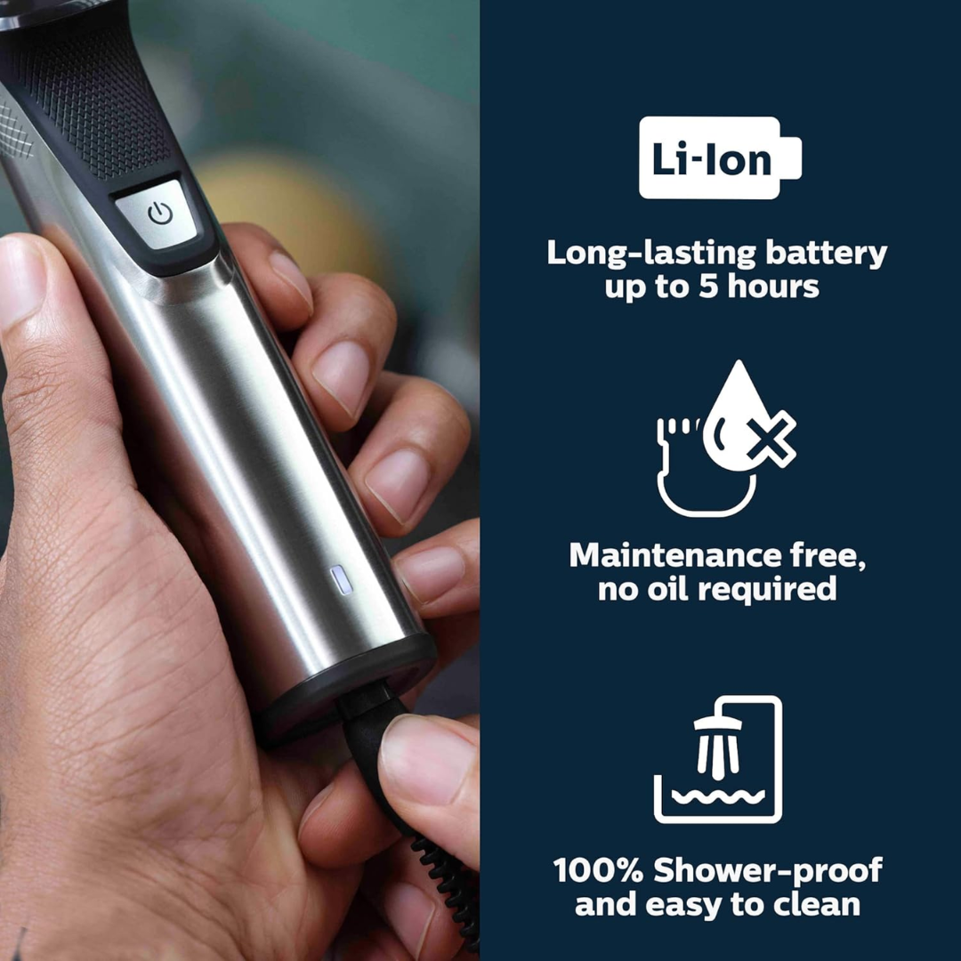 Philips Norelco Multigroom 7000 Beard, Hair and Body Trimmer, MG7910/49