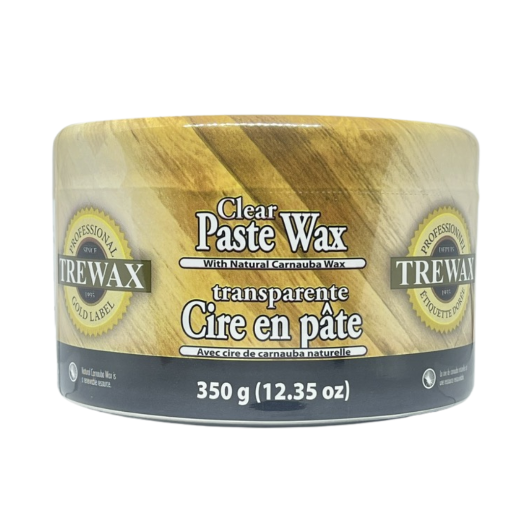 Trewax Clear Paste Wax With Natural Carnauba Wax 12.35 oz / 350g