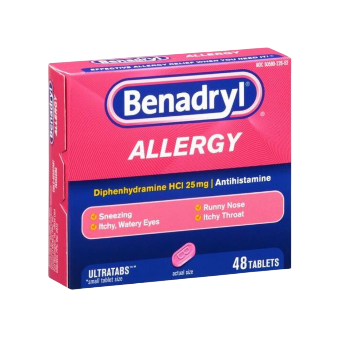 Benadryl Allergy Relief Ultratab Tablets