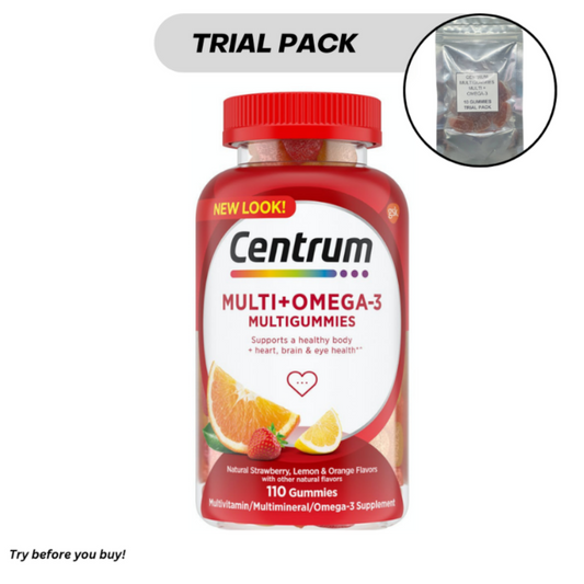 Trial Pack Centrum MultiGummies Multi + Omega-3, 10 Gummies