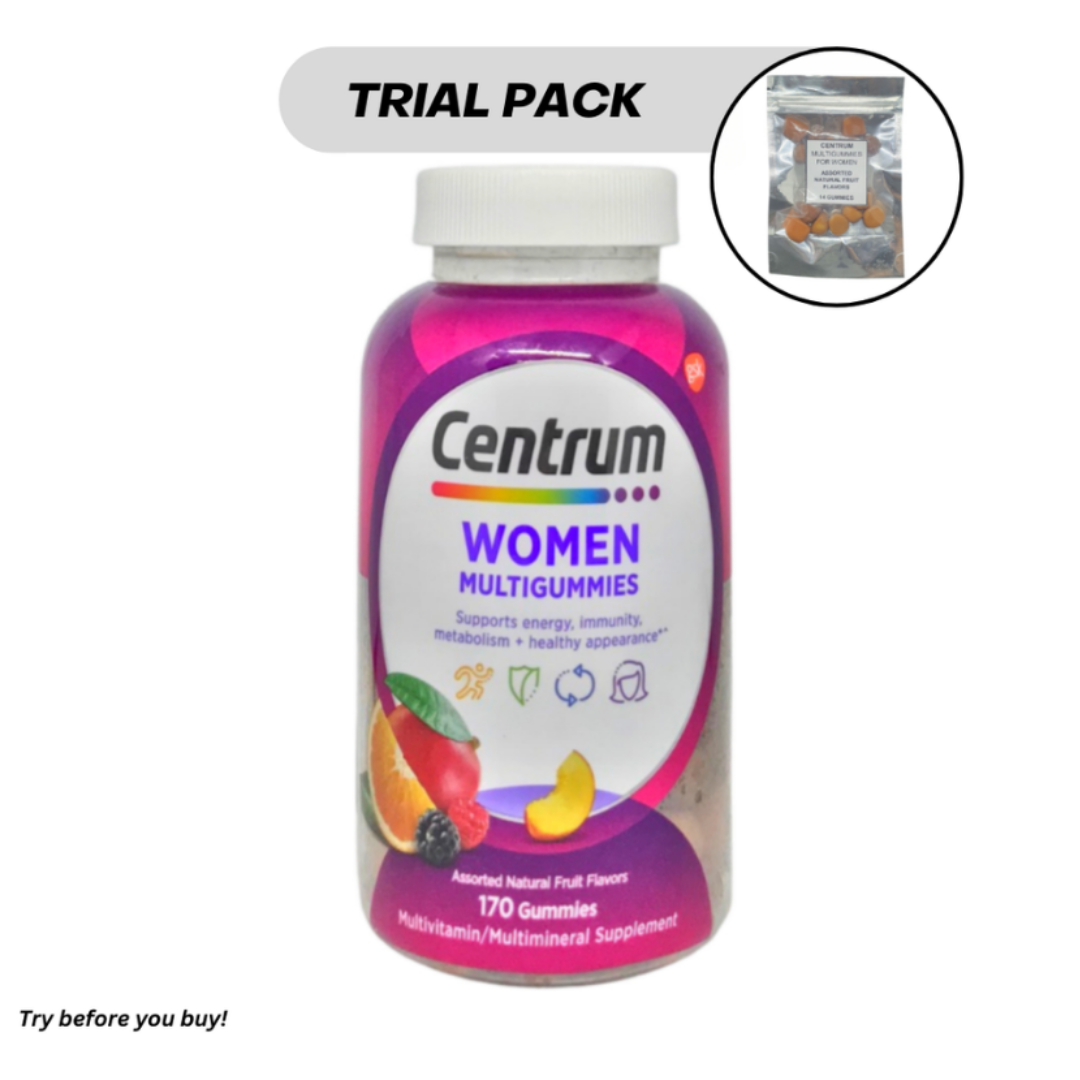 Trial Pack Centrum Multigummies For Women Assorted Fruit Flavor - 14 Gummies