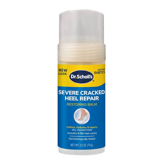 Dr. Scholl's Severe Cracked Heel Balm Softens & Hydrates Cracked Heels - 2.5OZ 70g