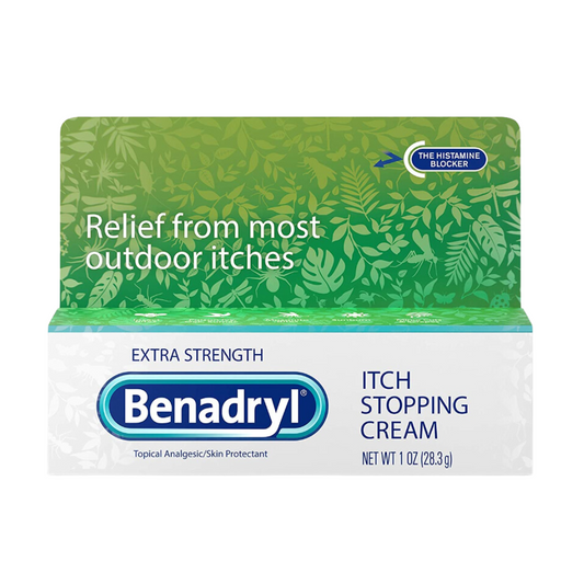 Benadryl Extra Strength Itch Stopping Cream, 1 oz. / 28.3g