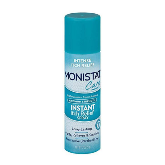 Monistat Care Instant Itch Relief Spray, Cools Soothes Max Strength (2 Ounce)