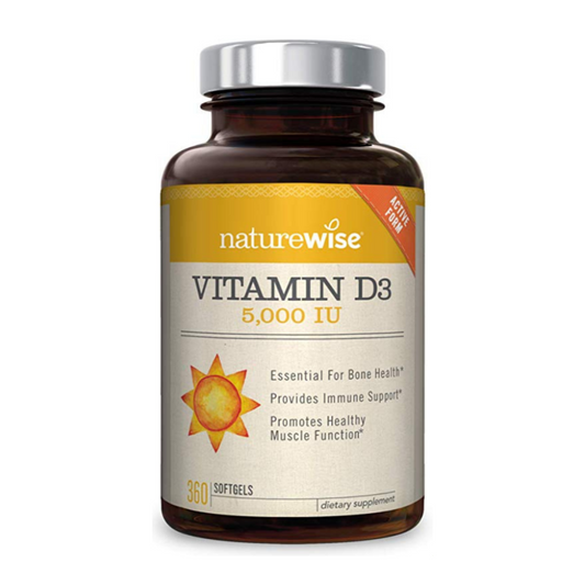 NatureWise Vitamin D3 5,000 IU - 360 Soft Gels