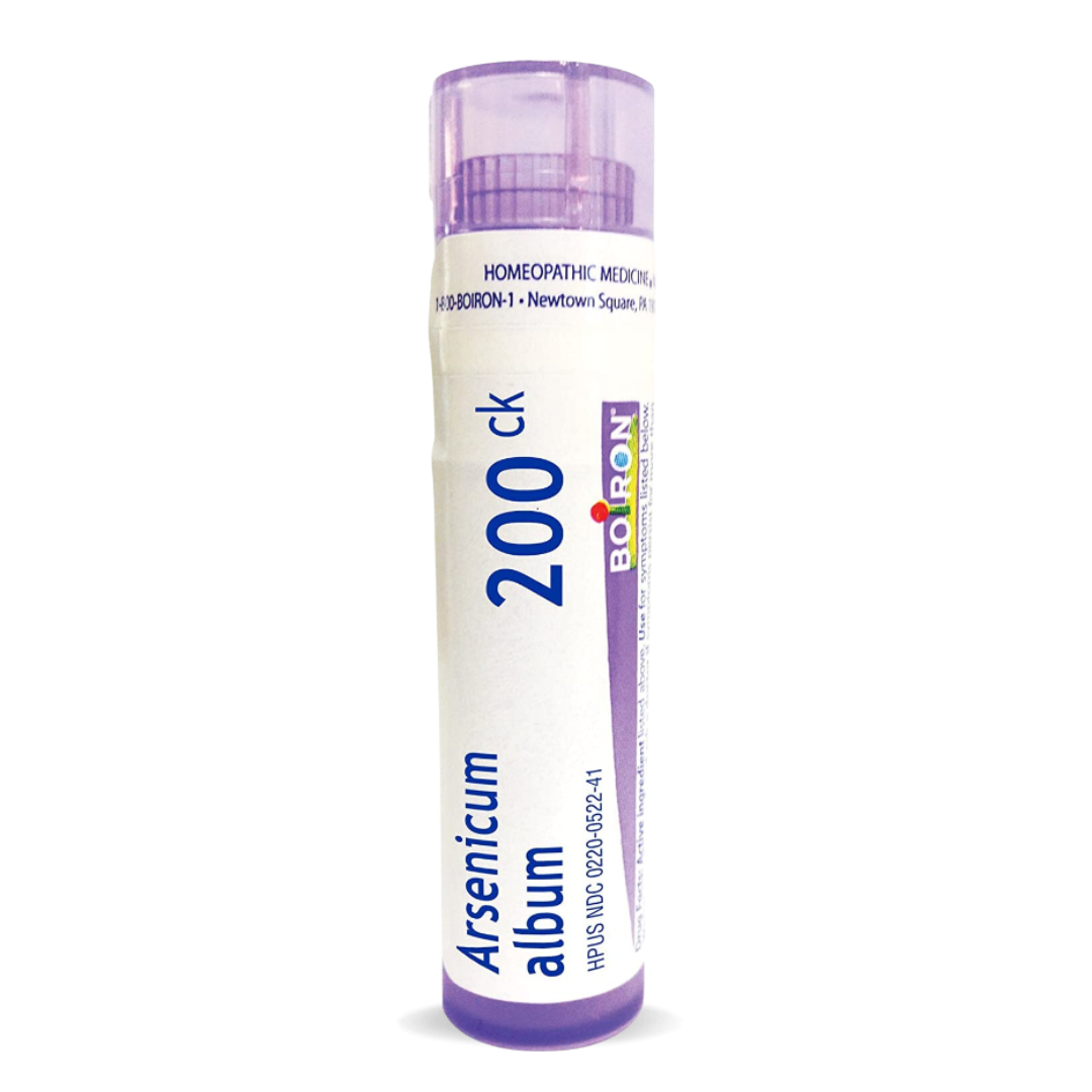 Boiron Arsenicum Album 200ck Homeopathic Medicine for Food Poisoning Approx 80 Pellets