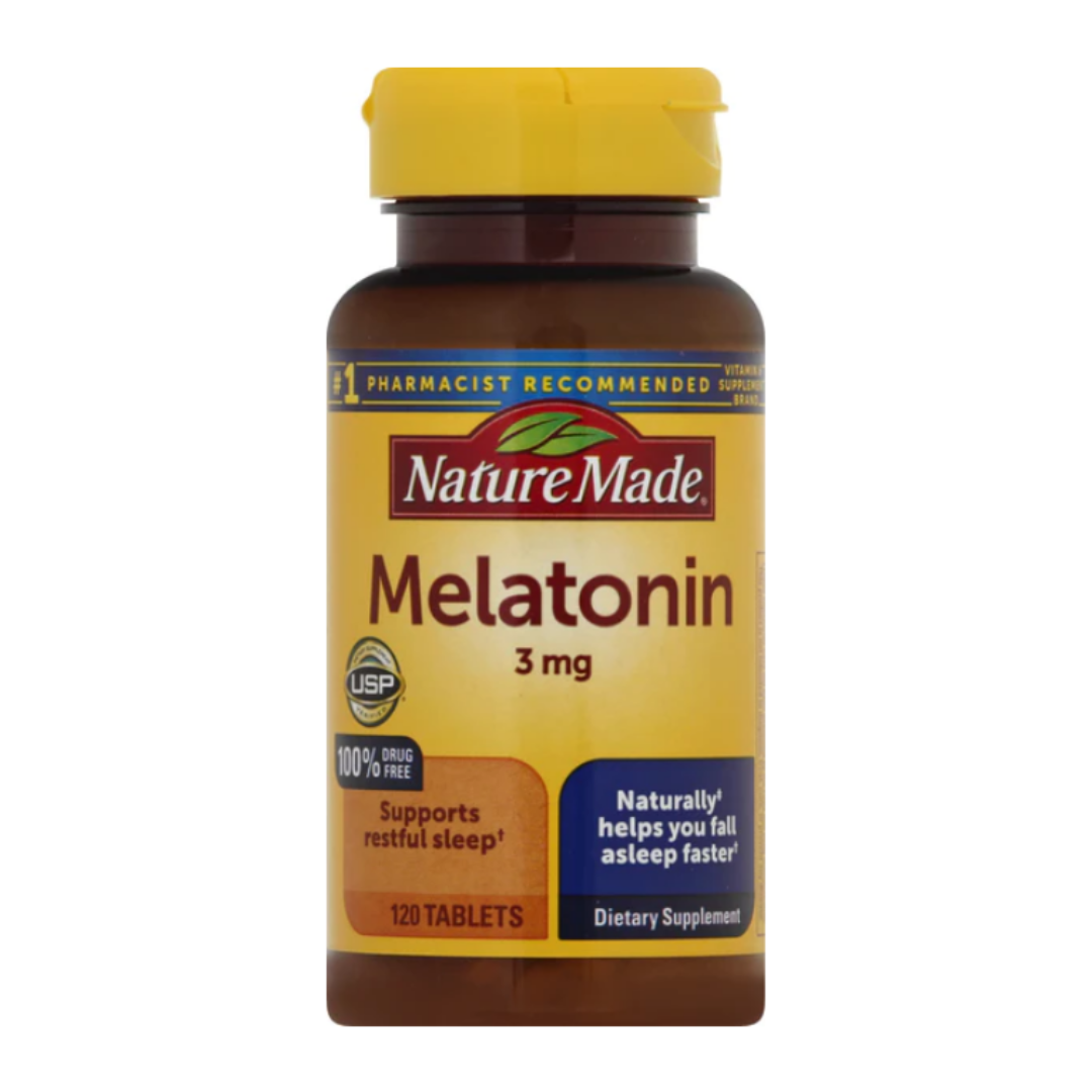 Nature Made Melatonin 3 mg Tablets - 120 Count