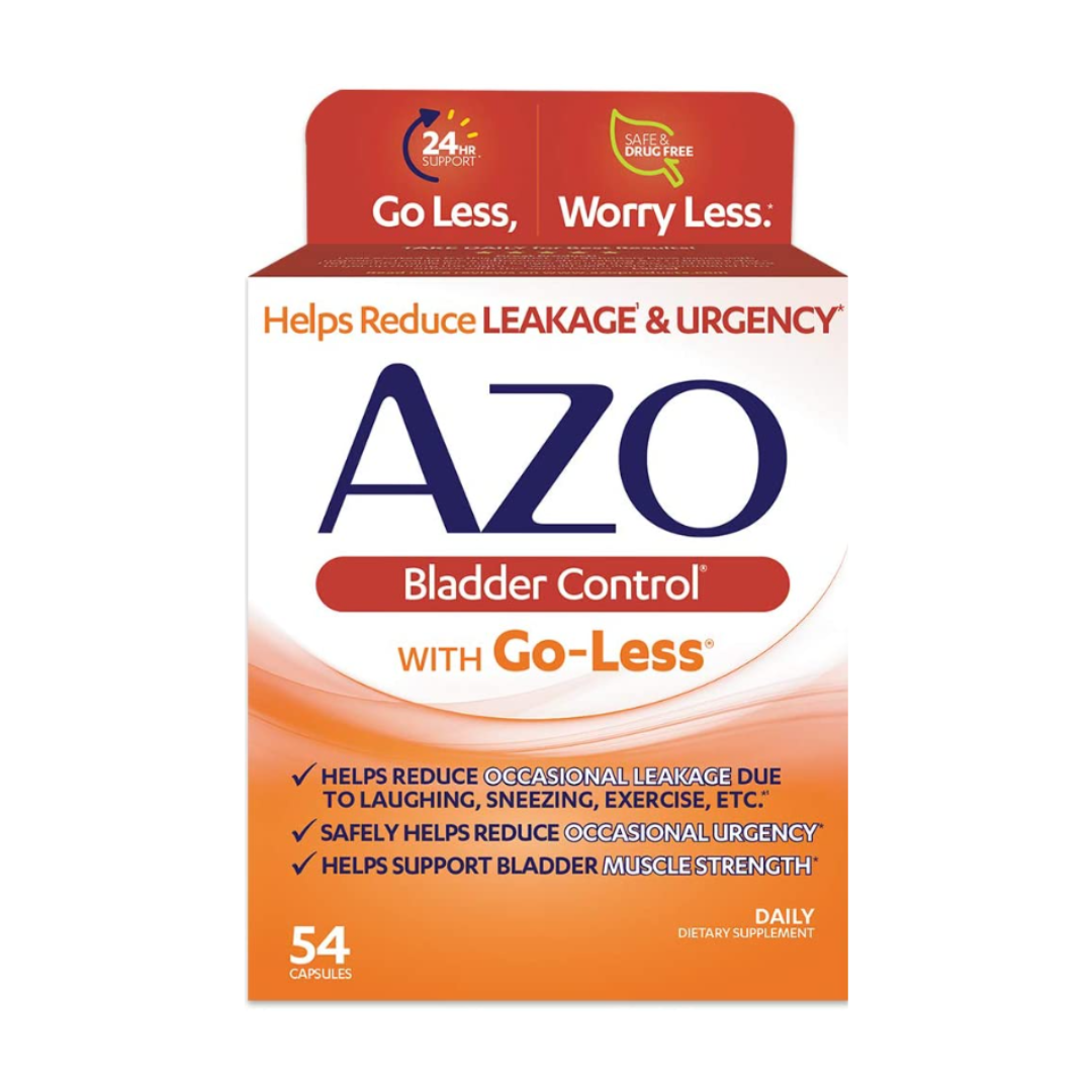 AZO Bladder Control with Go-Less Daily Supplement, (54 Capsules)