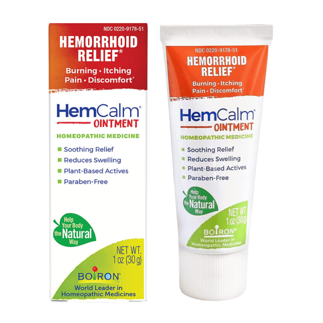 Boiron HemCalm Ointment Homeopathic Medicine Hemorrhoid Relief 1 oz/ 30g