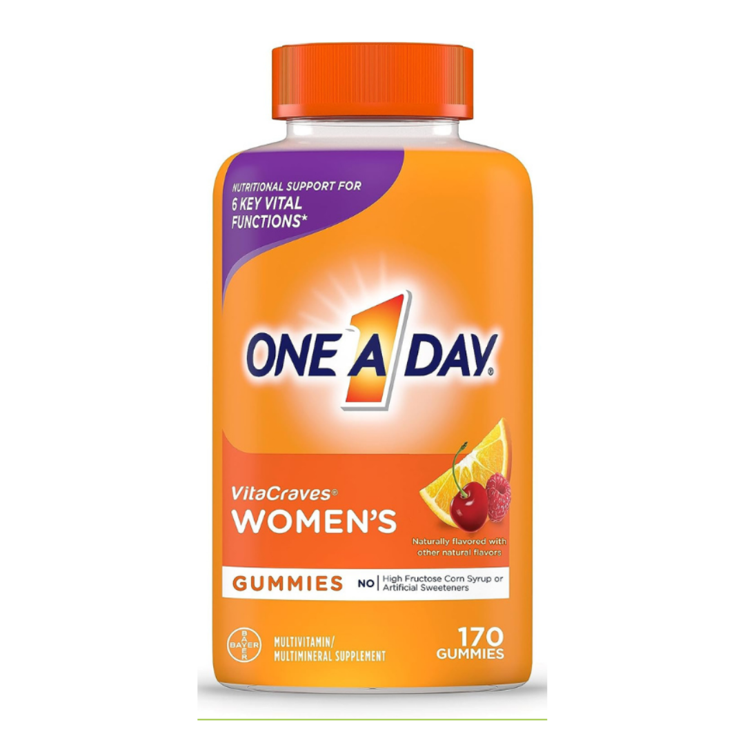 One A Day Women’s Vitacraves Multivitamin Gummies PACKAGING MAY VARY