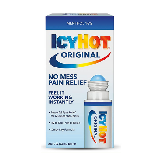 Icy Hot Original Medicated No Mess Applicator Long Lasting Relief (2.5 fl.oz / 73ml)