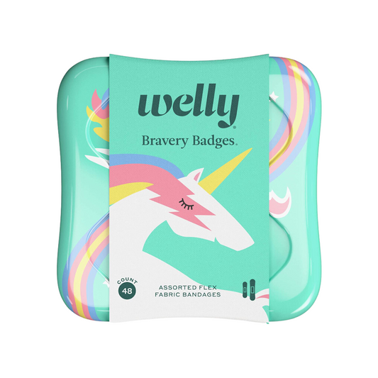 Welly Bravery Badges Assorted Flex Fabric Bandges (WLY1015) (48 Count)