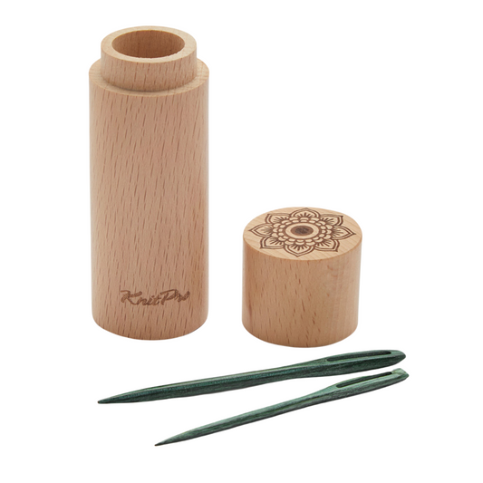 KnitPro The Mindful Collection Teal Wooden Darning Needles (36635)