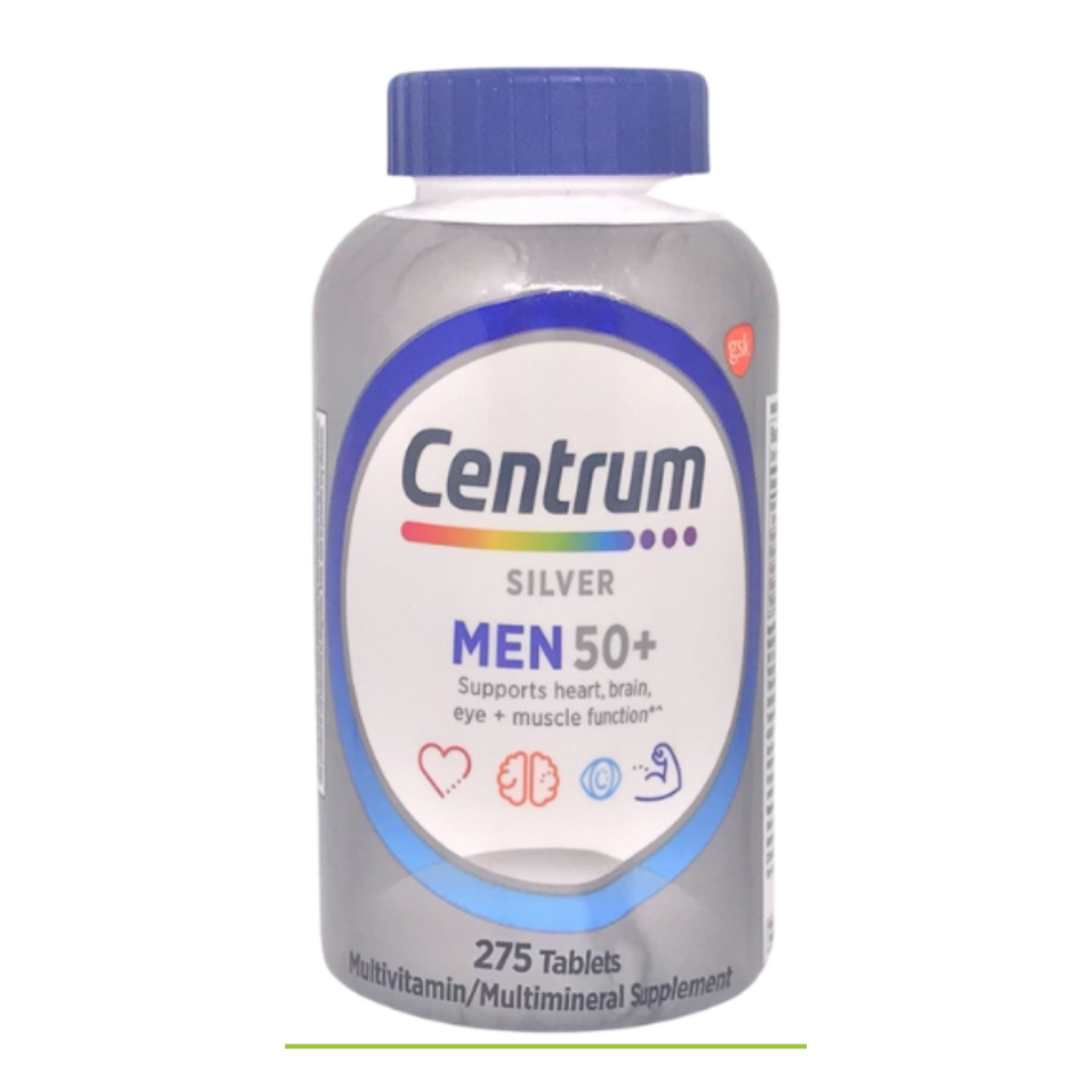 Centrum Silver Multivitamin / Multimineral Supplement Men 50+ 275 Tablets