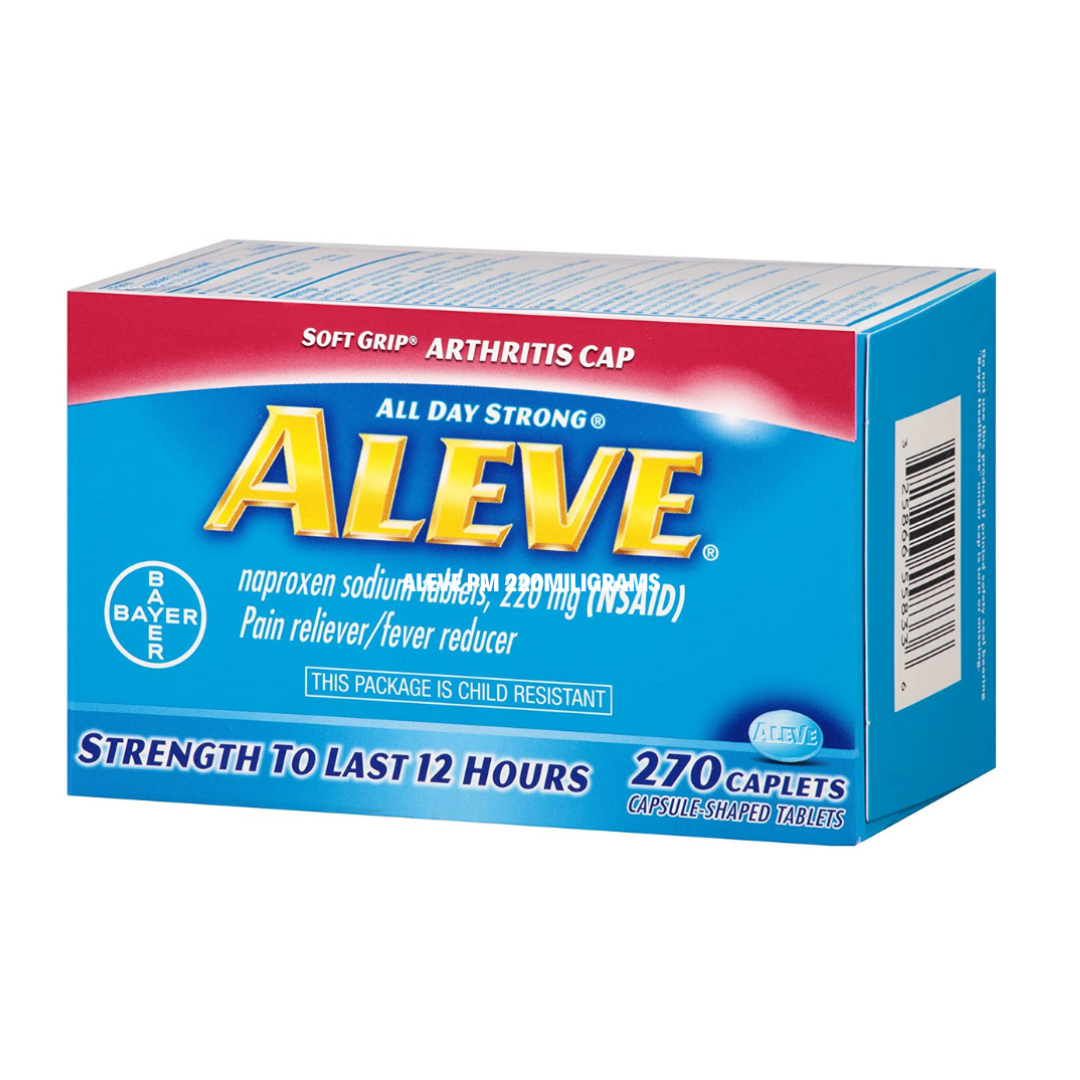 Aleve Soft Grip Arthritis Caplets 220 mg (270 Count)