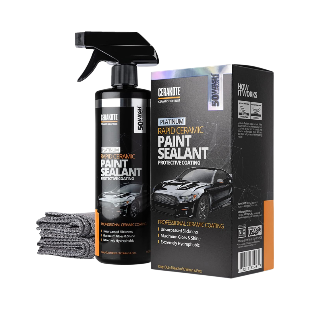 Cerakote Rapid Ceramic Paint Sealant Protective Coating Maximum Gloss & Shine 8 Oz