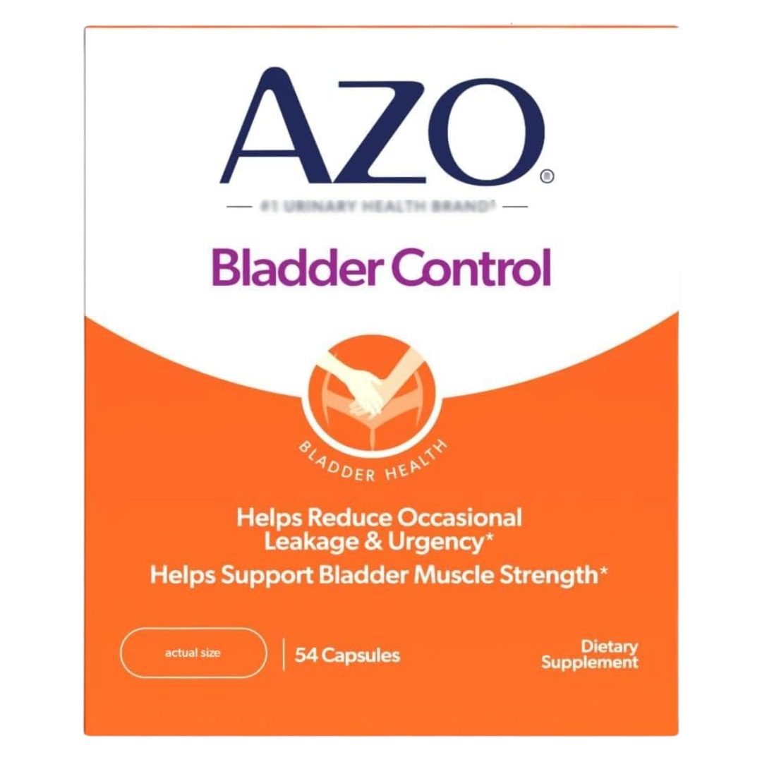 AZO Bladder Control with Go-Less Daily Supplement, (54 Capsules)