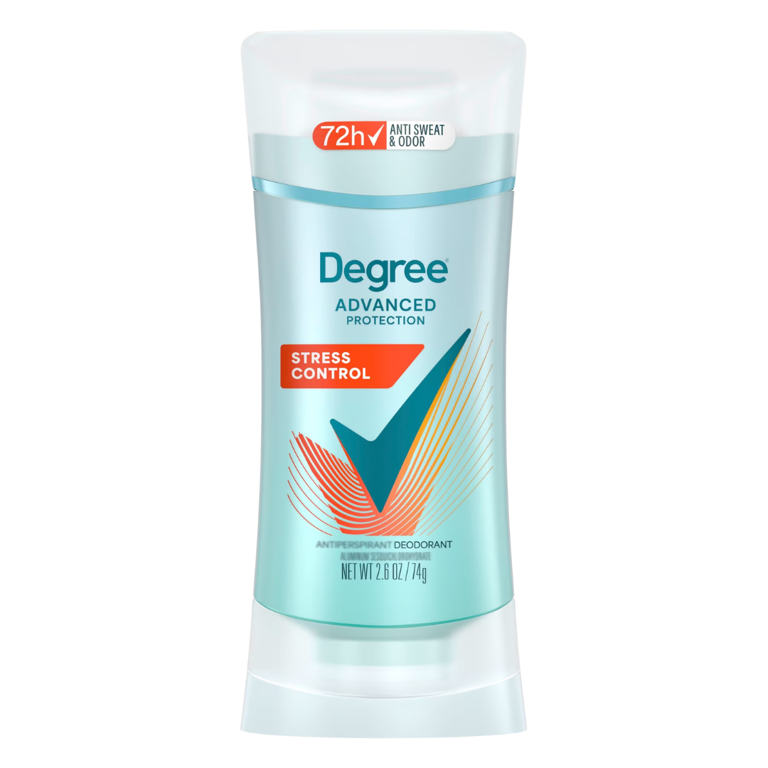 Degree Advanced Protection Sress Control 72h Anti Swear & Odor Deodorant, 2.6 oz / 74 g