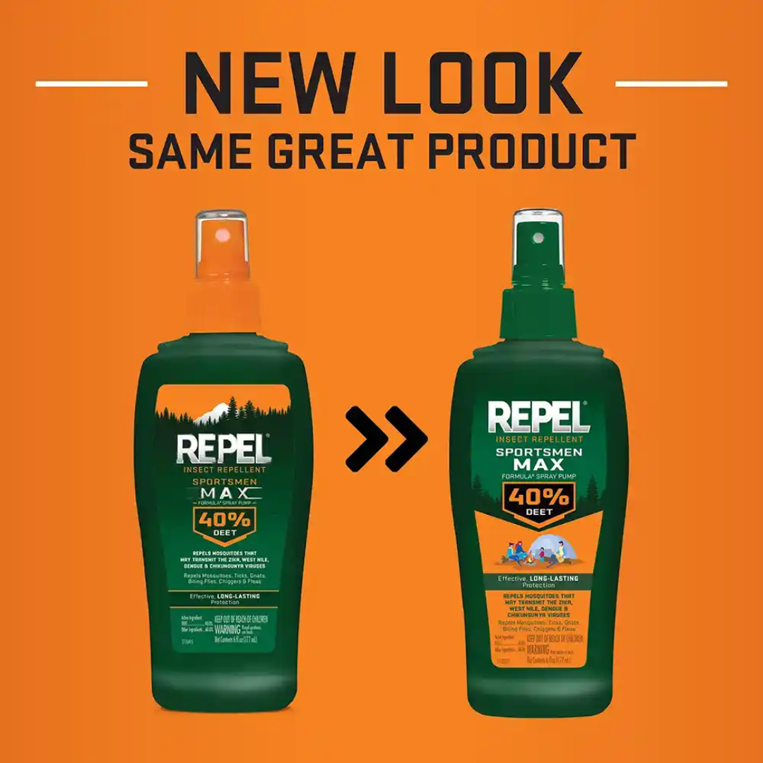 Repel Insect Repellent Sportsmen Max Formula Spray Pump 40% DEET, 222 ml / 7.5 oz